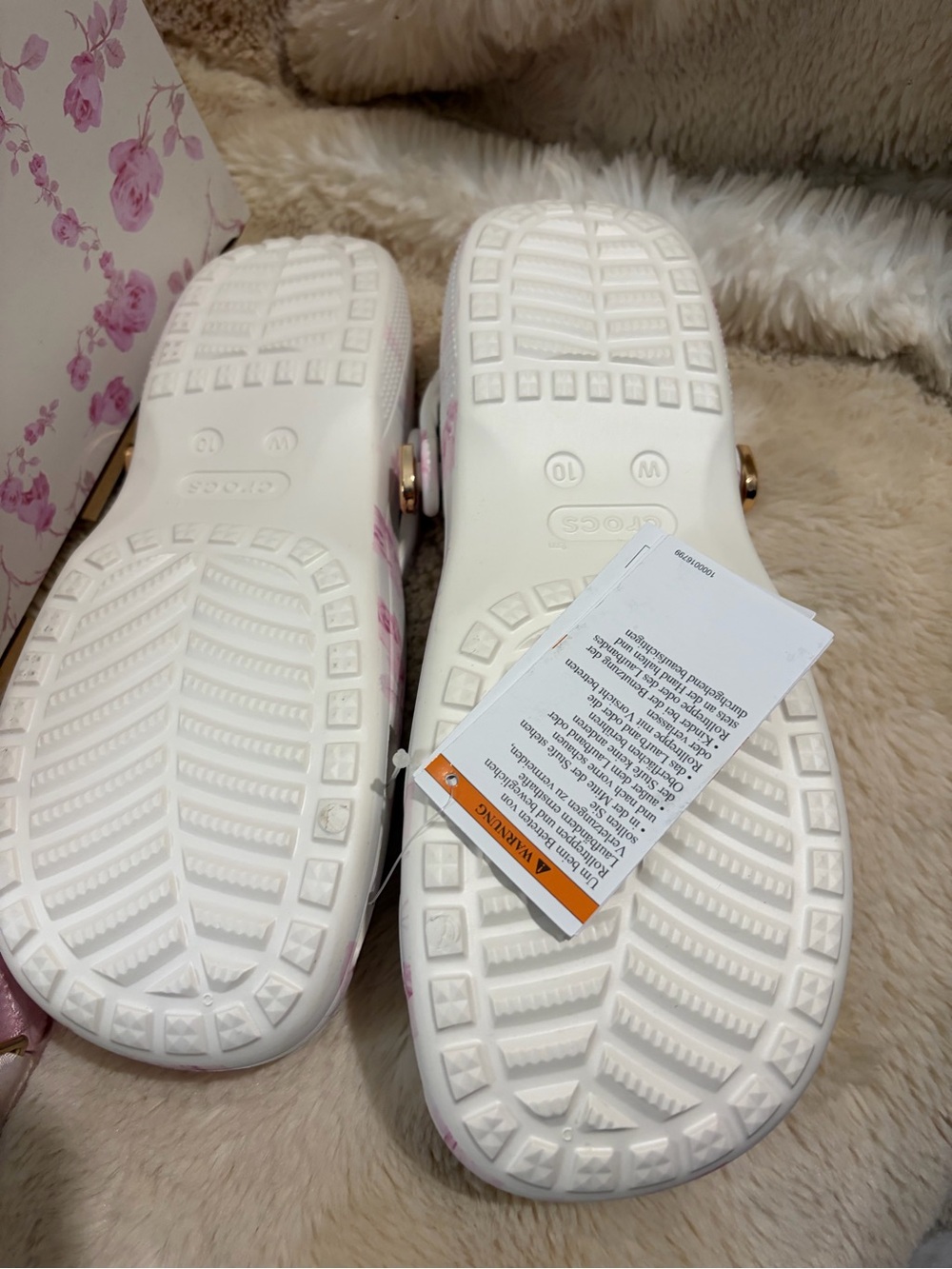 LoveShackFancy x Crocs Ballet Flats Size 10 - Picture 5 of 9